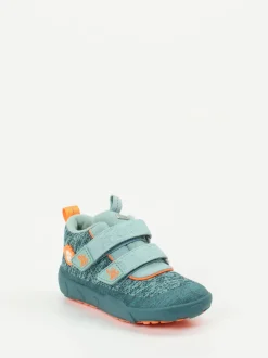 Affenzahn – Barfuß-Klettschuhe aus Mesh-Textil aquagrün