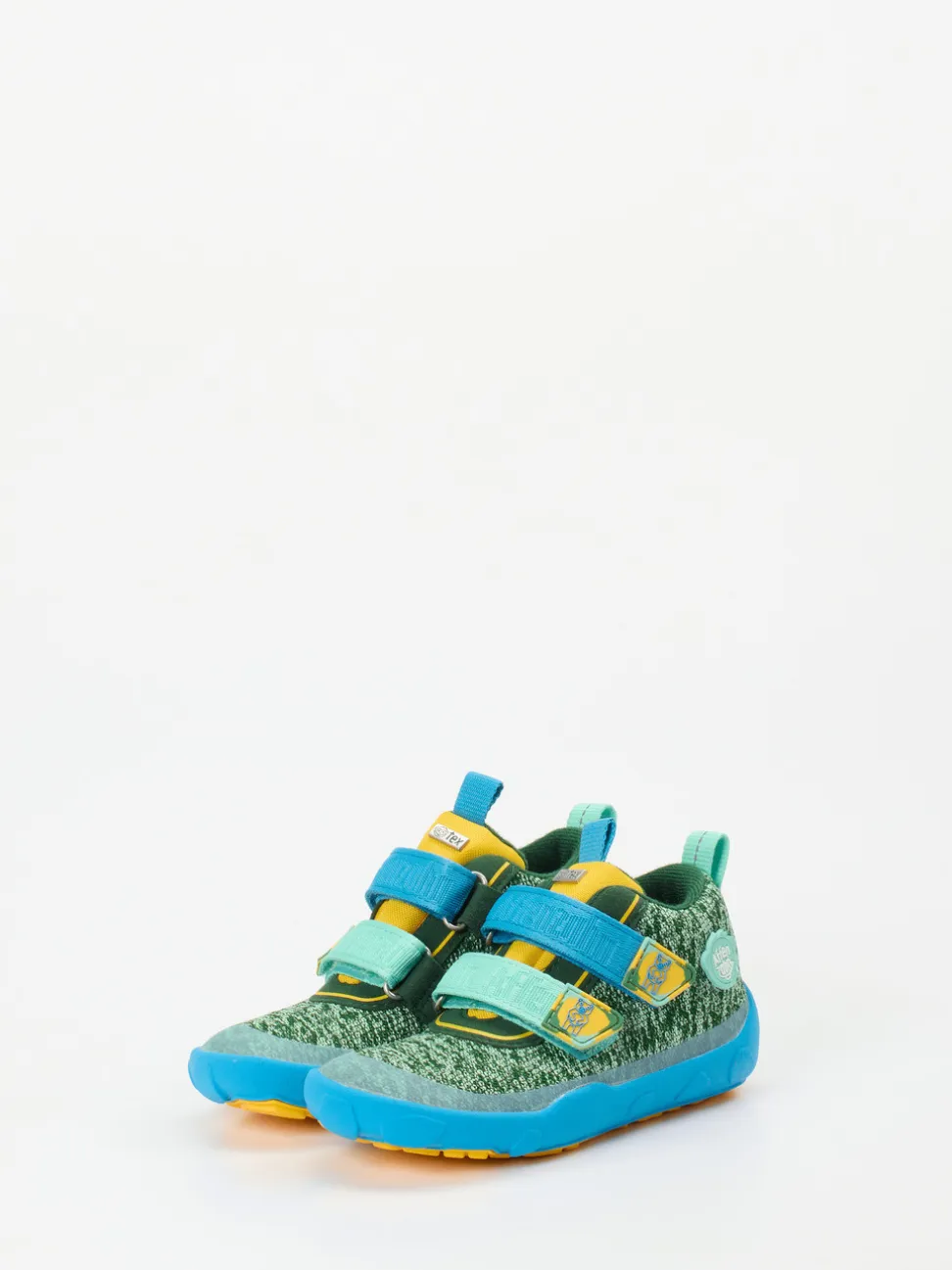 Affenzahn – Kinder-Barfußschuh aus Textil grün