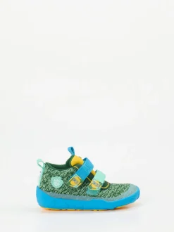 Affenzahn – Kinder-Barfußschuh aus Textil grün