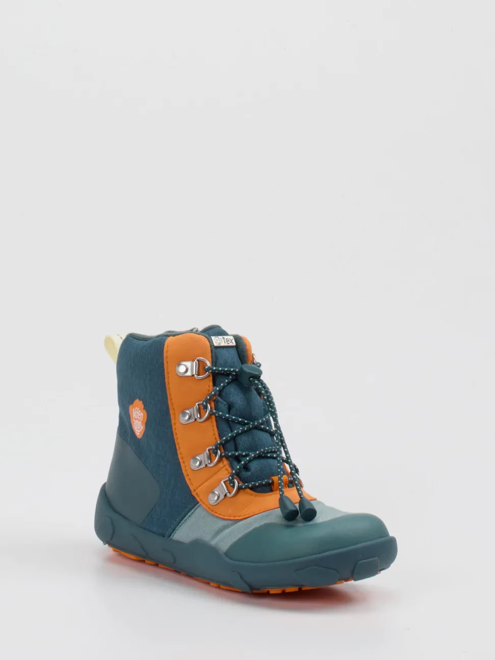Affenzahn – Kinder-Boot aus Textil Petrolgrün