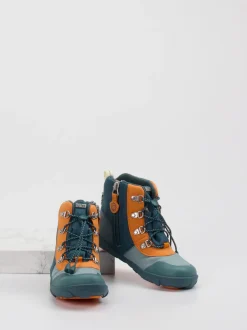 Affenzahn – Kinder-Boot aus Textil Petrolgrün