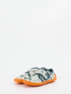 Affenzahn – Kinder-Hausschuh aus Textil Orange