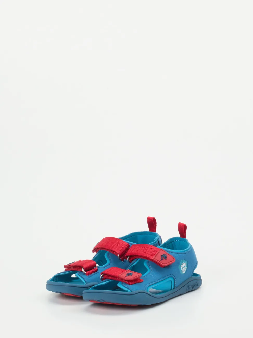 Affenzahn – Kindersandalen aus Textil in Türkisblau