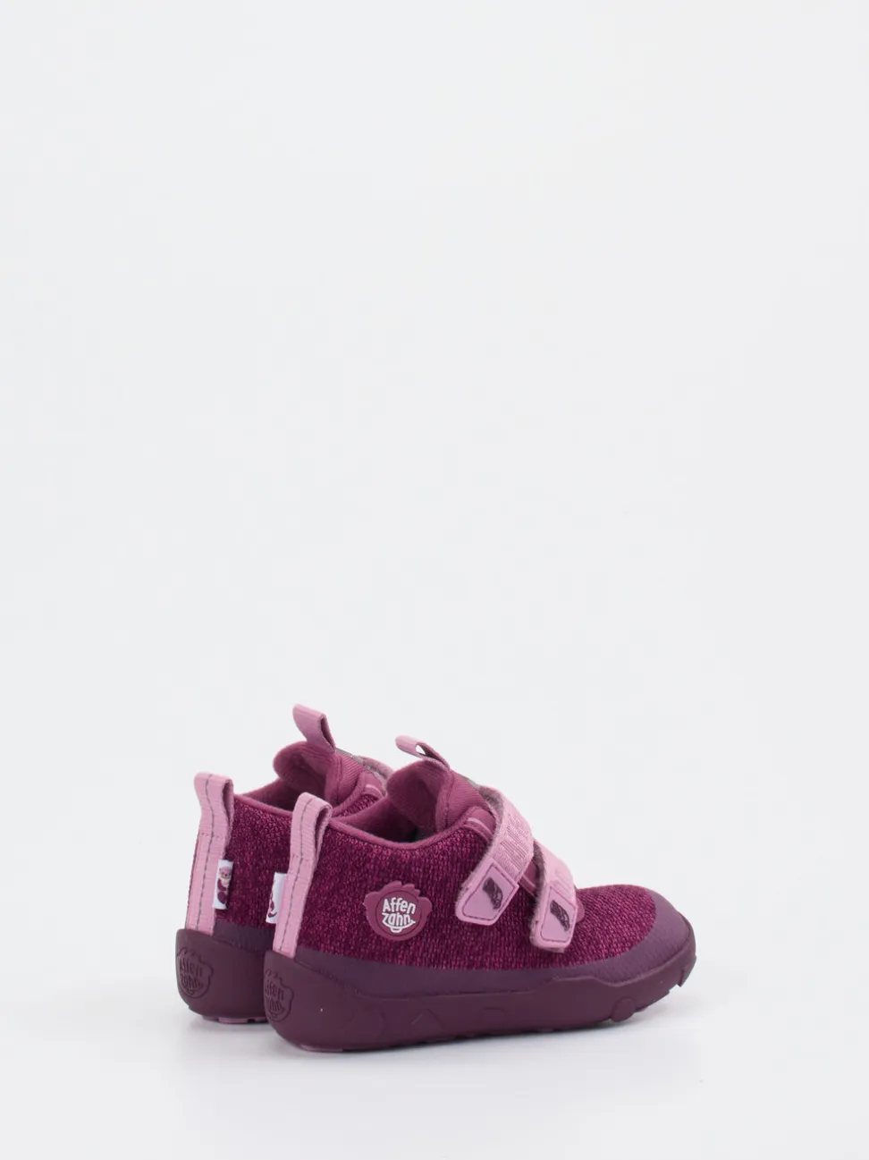 Affenzahn – Kindersneaker aus gestricktem Textil pink