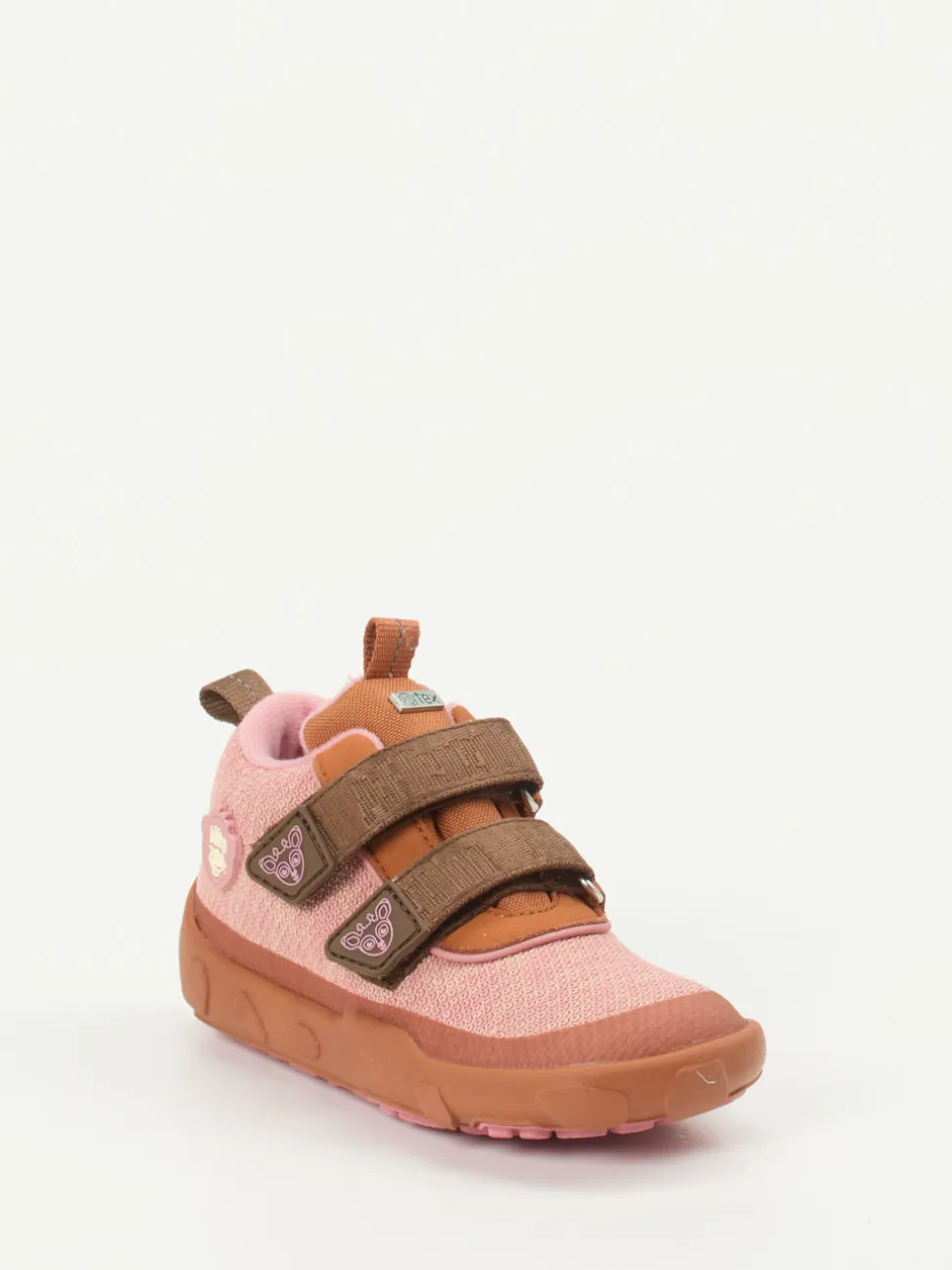 Affenzahn – Kinder-Sneaker aus Textil in Altrosa