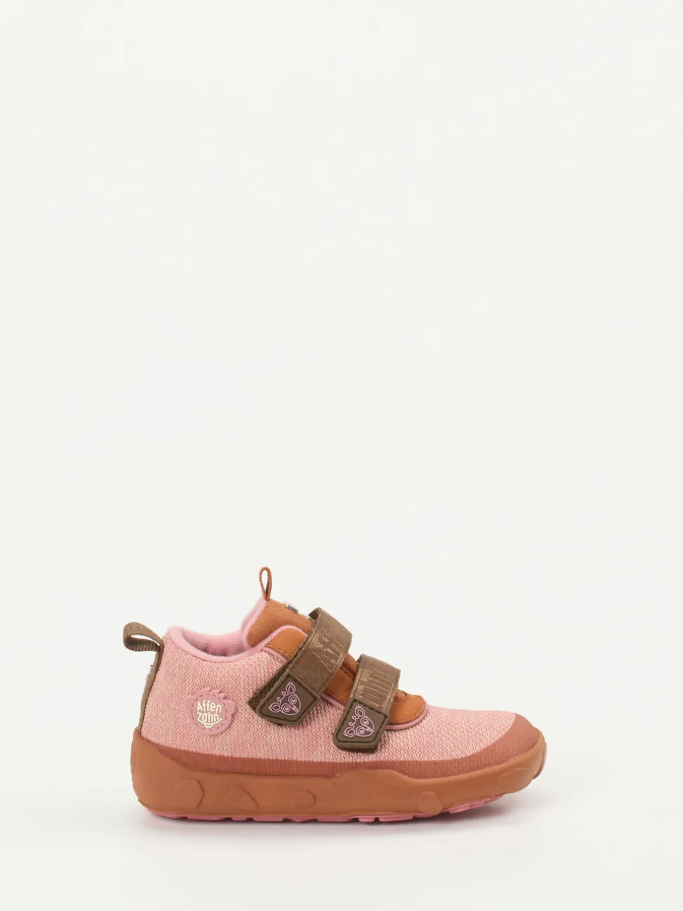 Affenzahn – Kinder-Sneaker aus Textil in Altrosa