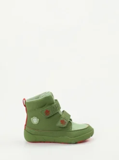 Affenzahn – Kinder-Winterboots aus Textil olivgrün