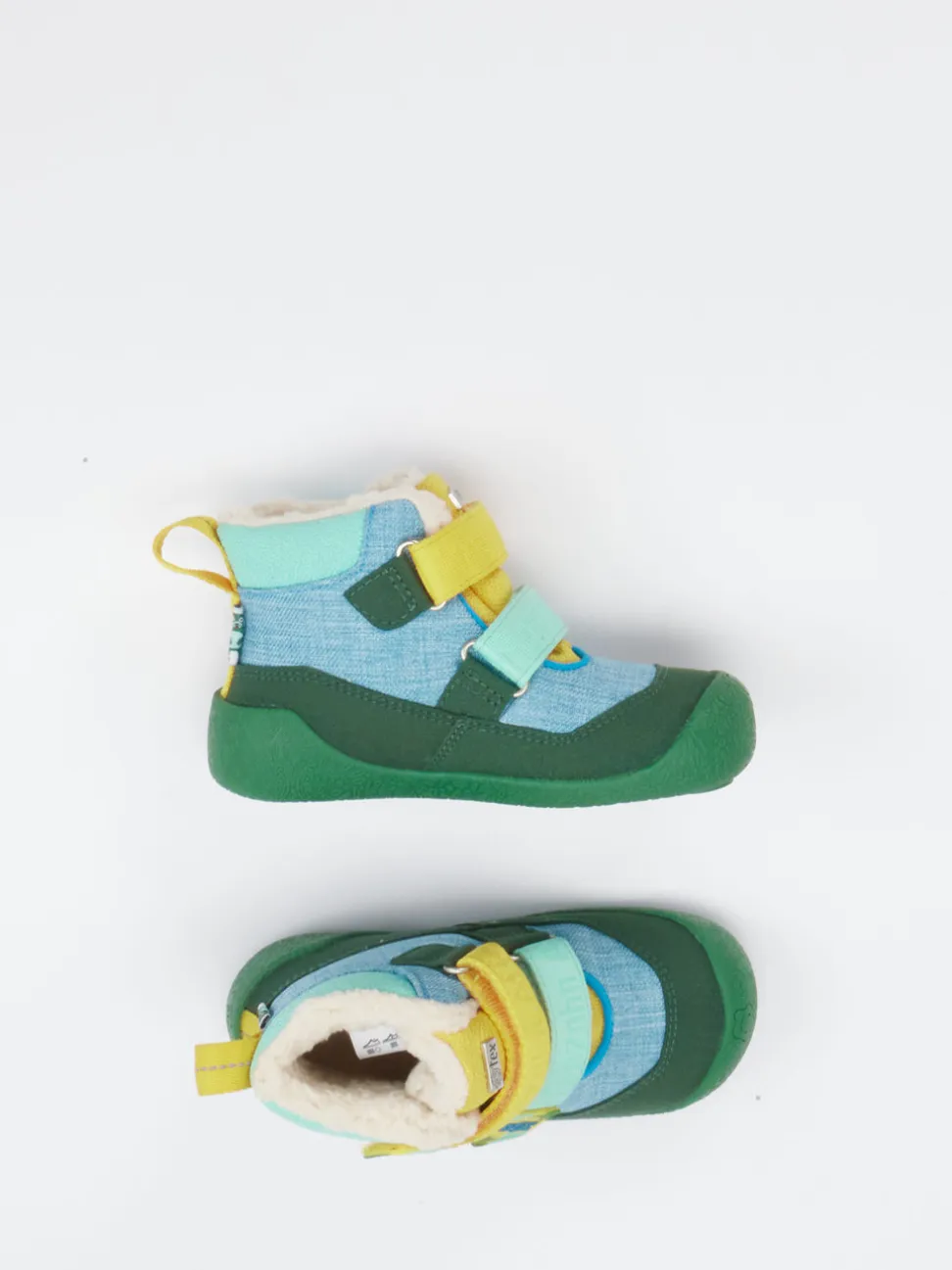 Affenzahn – Klett-Boots aus Textil in Hellblau