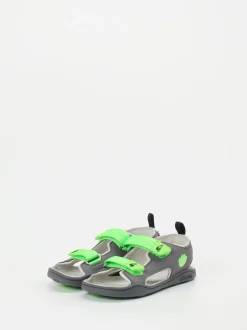Affenzahn – Klettsandalen aus Textil in Grau