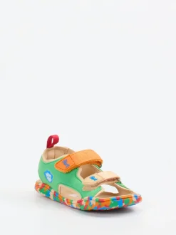 Affenzahn – Klettsandalen aus Textil grasgrün