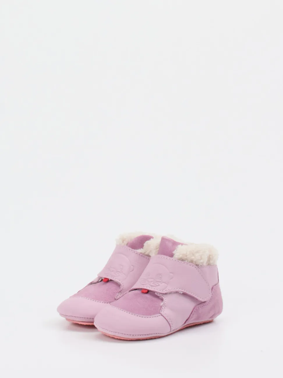 Affenzahn – Krabbelschuh aus Kalbleder Rosa