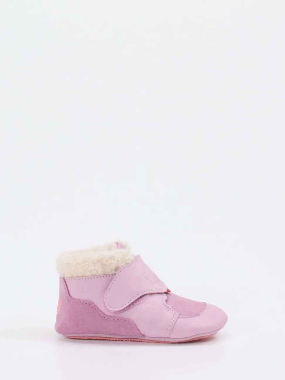 Affenzahn – Krabbelschuh aus Kalbleder Rosa