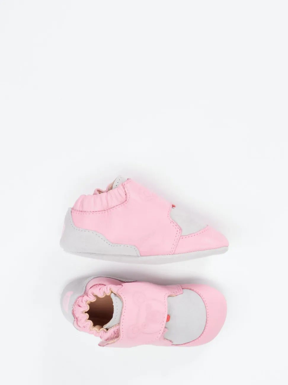 Affenzahn – Krabbelschuhe aus Glattleder rosa