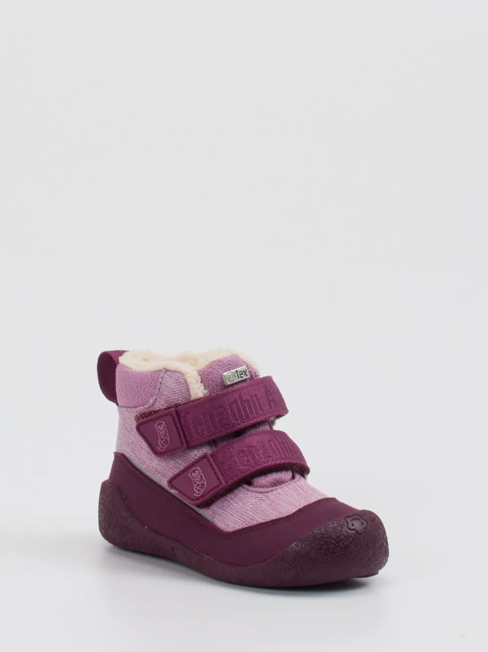 Affenzahn – Winterboots aus Textil in Beerenrot
