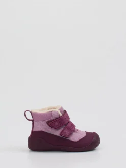 Affenzahn – Winterboots aus Textil in Beerenrot