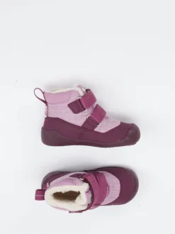 Affenzahn – Winterboots aus Textil in Beerenrot