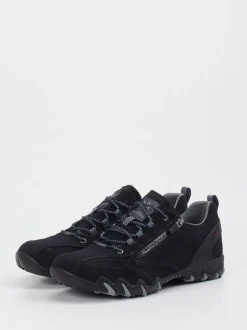 Allrounder – Wanderschuh aus Veloursleder Schwarz