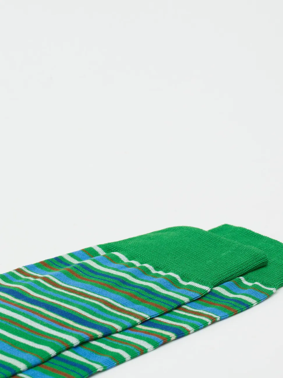 Alto Milano – Crew Socken aus Textil mit Streifenmuster