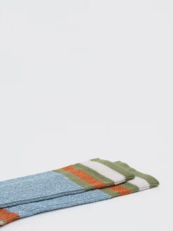 Alto Milano – Crew-Socken aus Glitzergarn und Baumwolle