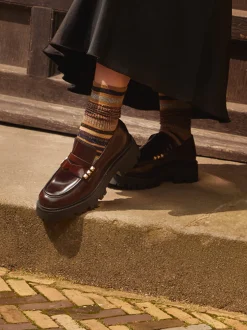 Alto Milano – Damensocken aus Textil mit Lurex