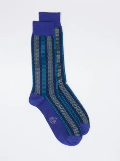 Alto Milano – Freizeitsocken aus Textil mit Streifen