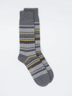 Alto Milano – Freizeitsocken aus Wolle Mittelgrau
