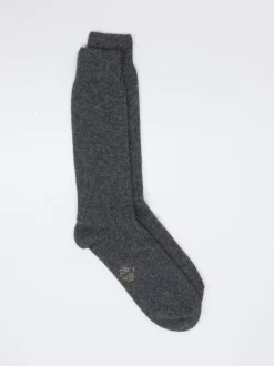 Alto Milano – Freizeitsocken aus Wolle in Anthrazit