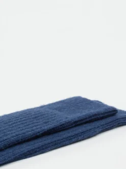 Alto Milano – Freizeitsocken aus Wolle marineblau