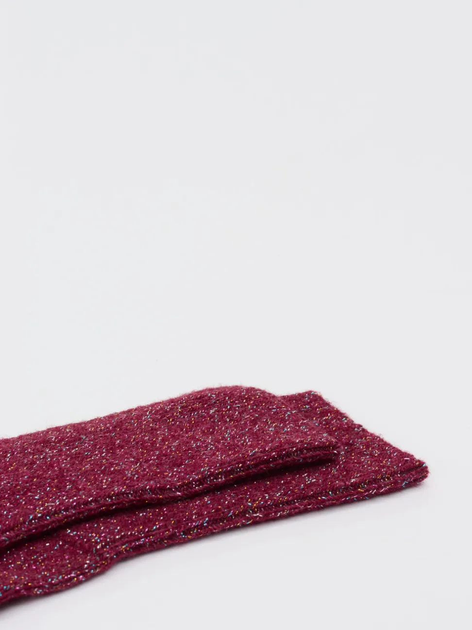 Alto Milano – Freizeitsocken aus Textil in Beerenrot