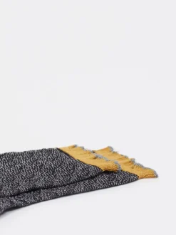 Alto Milano – Kurzsocken aus Baumwollmix mit Wellenkante