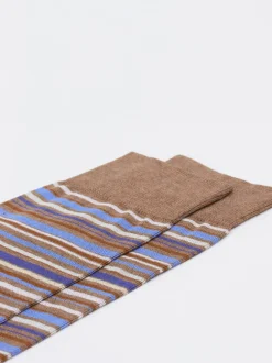 Alto Milano – Socken aus Feinstrick in Ringeloptik