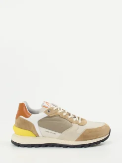 Ambitious – Retro-Sneaker aus Veloursleder beige