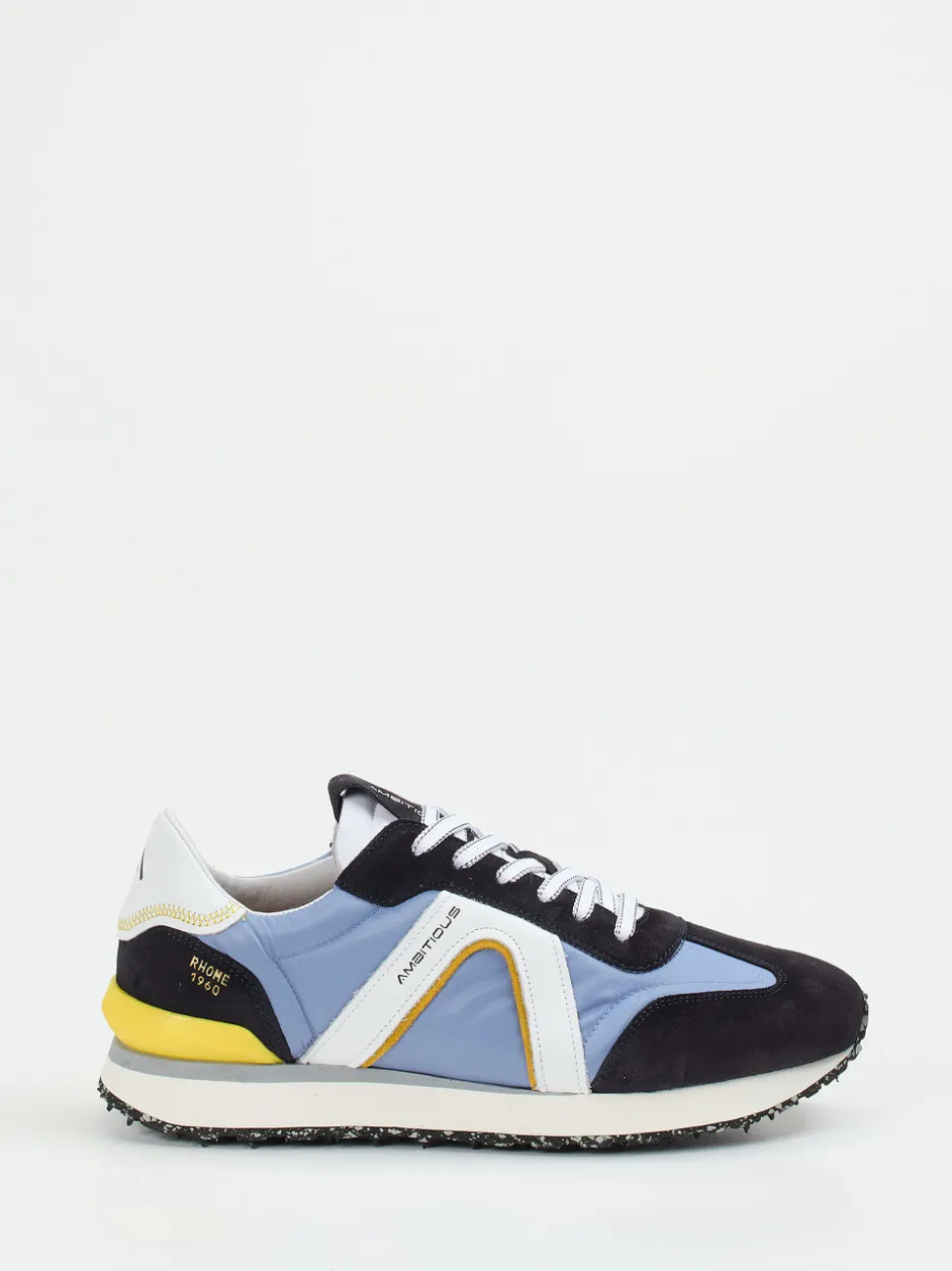 Ambitious – Retro-Sneaker aus Veloursleder hellblau