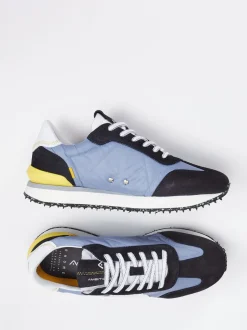 Ambitious – Retro-Sneaker aus Veloursleder hellblau