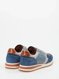 Ambitious – Retro-Sneaker aus Veloursleder blau
