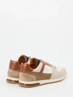 Ambitious – Retro-Sneaker aus Lammleder Beige