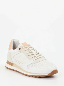 Ambitious – Retro-Sneaker aus Lammleder und Mesh Offwhite
