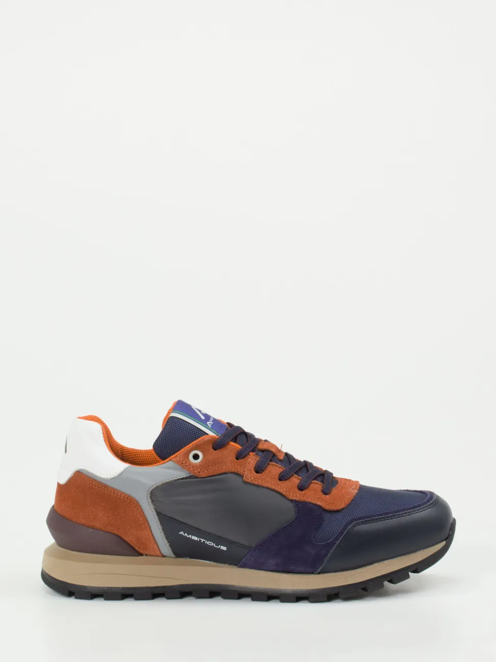 Ambitious – Retro-Sneaker aus Veloursleder Blau