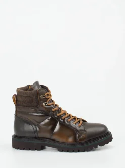 Ambitious – Schnürboots aus Kalbleder Dunkelbraun