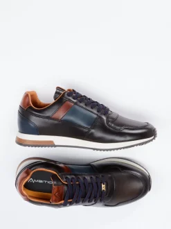 Ambitious – Sneaker aus Kalbleder in Dunkelbraun