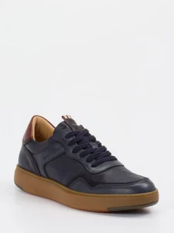 Ambitious – Sneaker aus Kalbleder und Mesh dunkelblau