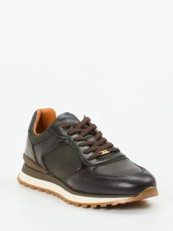 Ambitious – Sneaker aus Kalbleder und Mesh braun