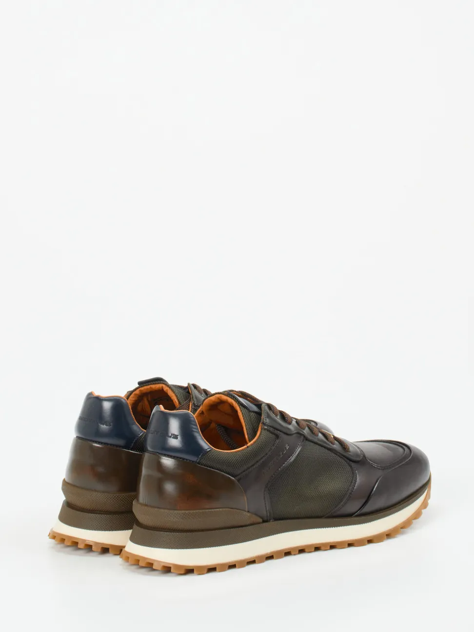 Ambitious – Sneaker aus Kalbleder und Mesh braun