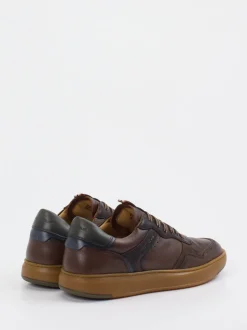 Ambitious – Sneaker aus Kalbleder mit Mesh braun