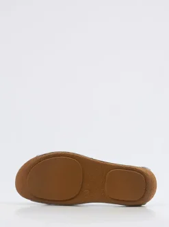 Andrea Conti – Sandalen aus Kalbleder in Weiß