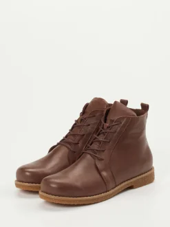 Andrea Conti – Schnür-Boots aus Kalbleder braun