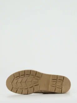 Andrea Conti – Schnürboots aus Kalbleder Beige