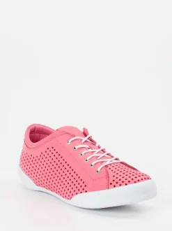 Andrea Conti – Sneaker aus Kalbleder himbeerrosa