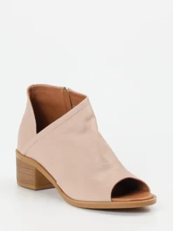 Andrea Conti – Stiefelette aus Kalbleder Rosébeige