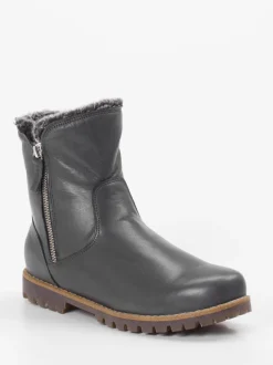 Andrea Conti – Stiefelette aus Kalbleder anthrazitgrau